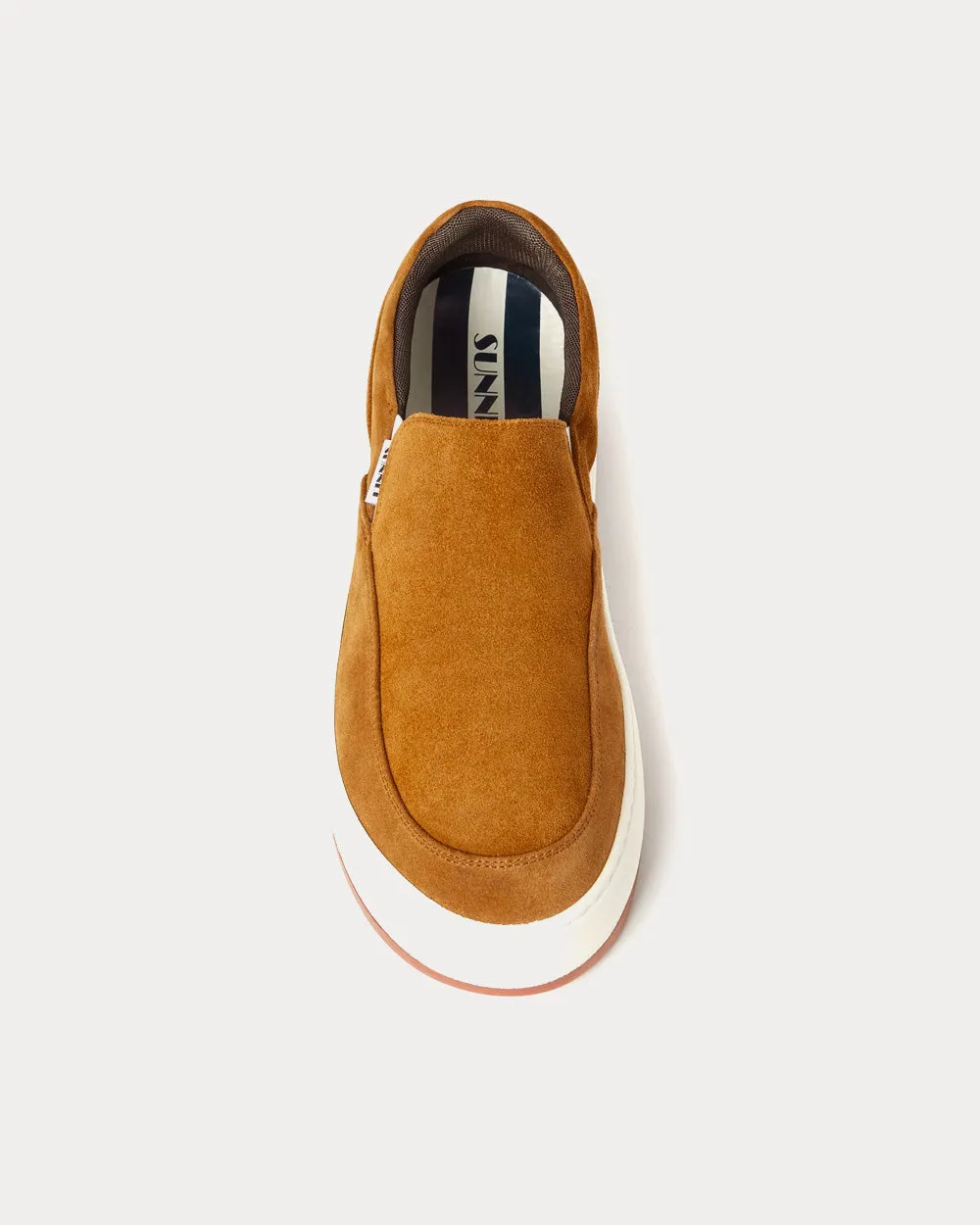 Dreamy Suede Light Brown Slip On Sneakers
