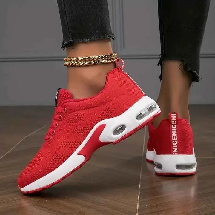 Dropshipping Comfortable Lace up-حذاء بدون كعب مريح