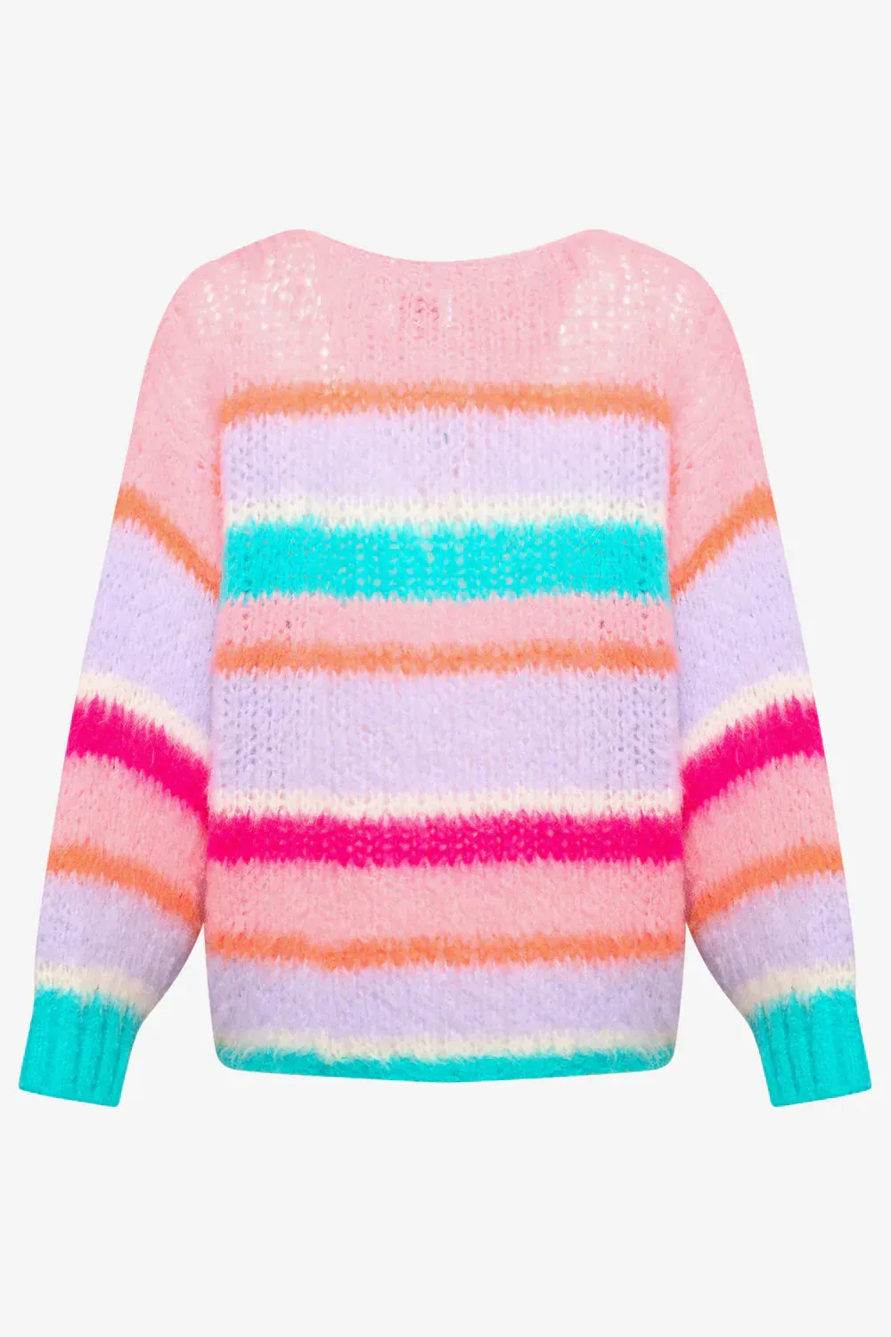 Ella Knit Sweater - Rose/Blue/Lilac Mix