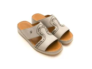 FARADA MILANO ARABIC SANDALS LIGHT-GREY