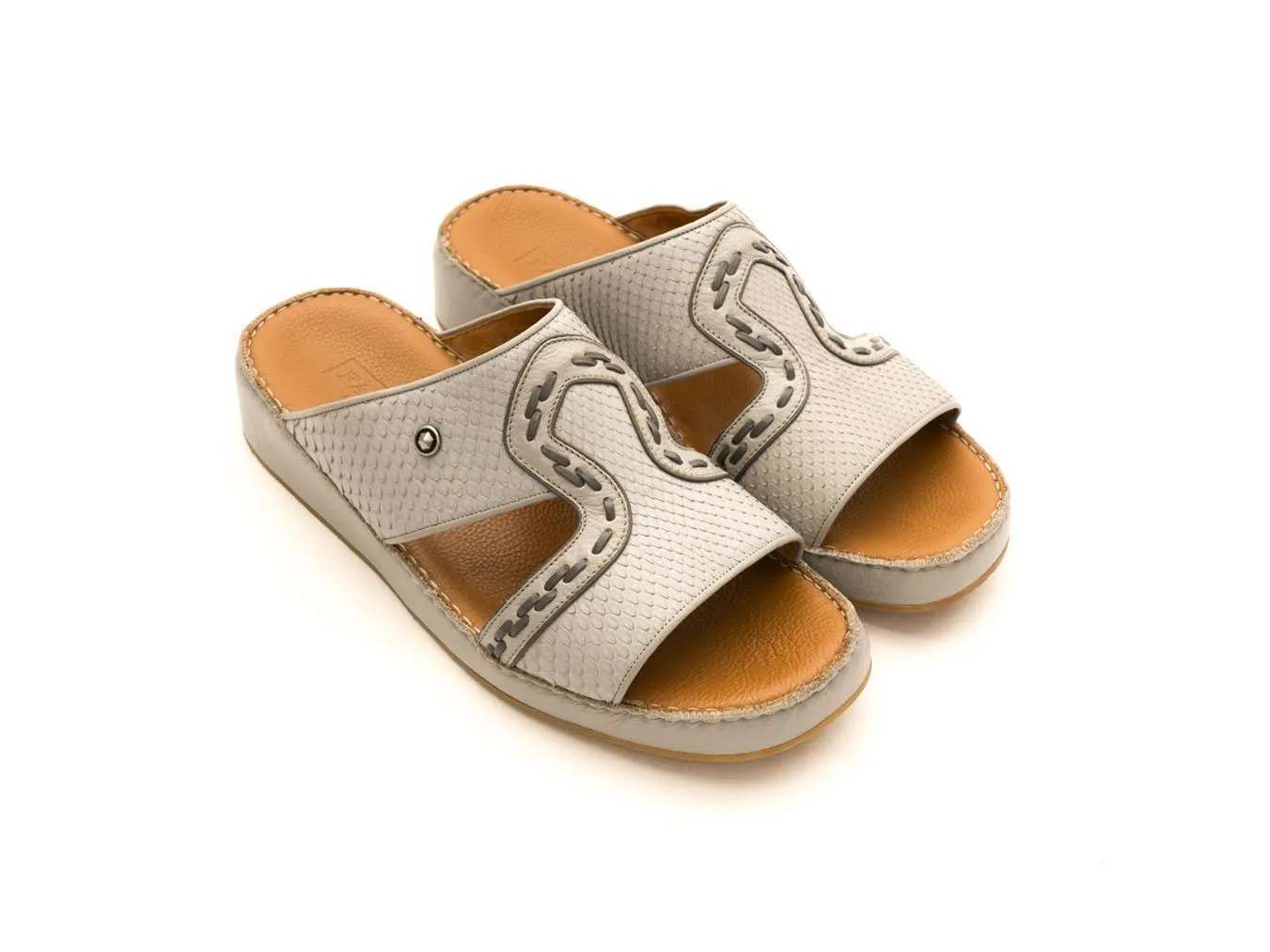 FARADA MILANO ARABIC SANDALS LIGHT-GREY