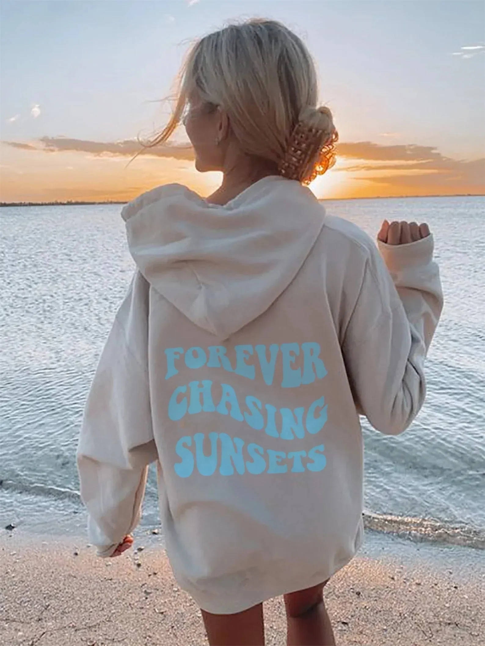 Ferra  Stijlvolle hoodie met grafische print voor dames