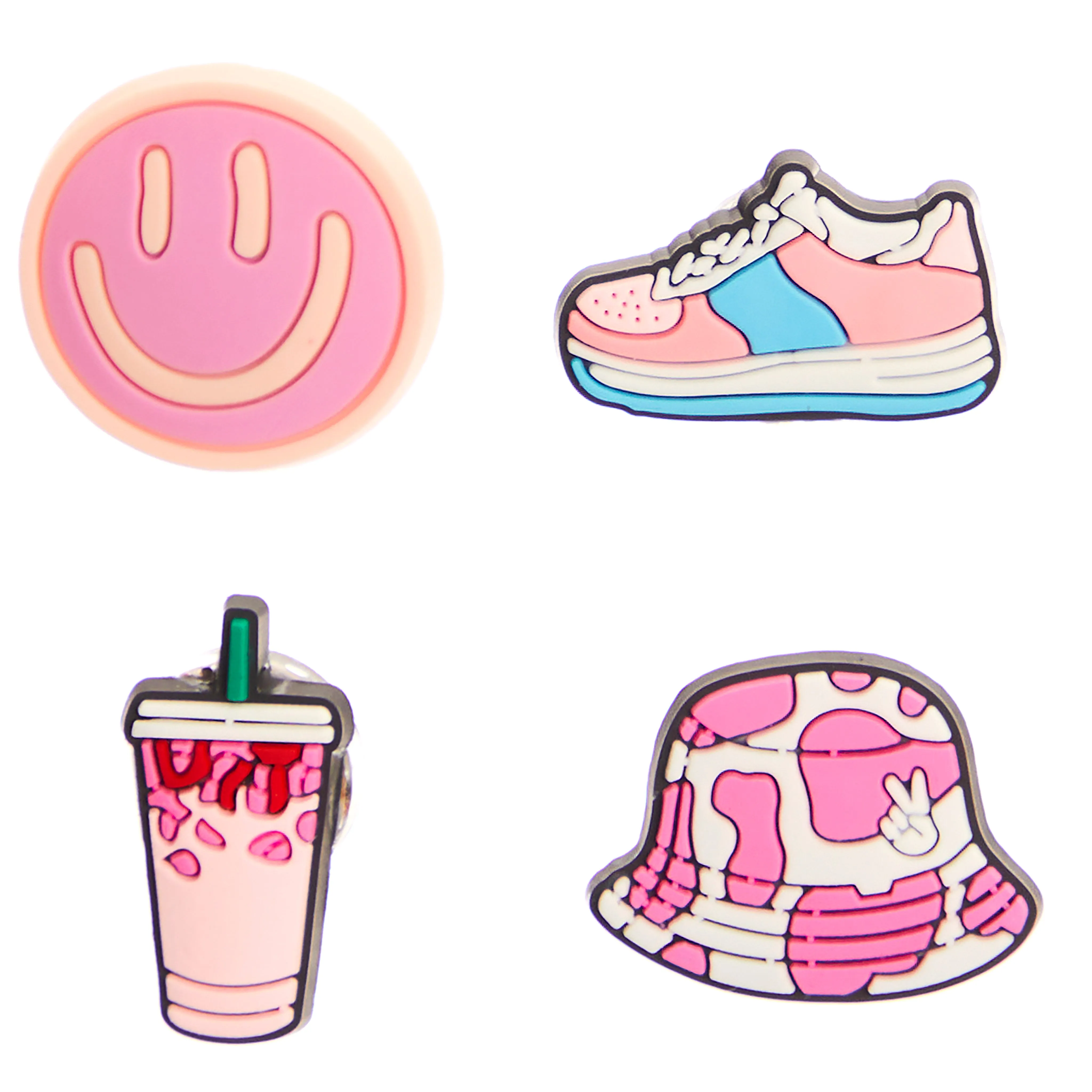 Frapp,  Bucket Hat, Sneakers & Smiley Light Up Charms