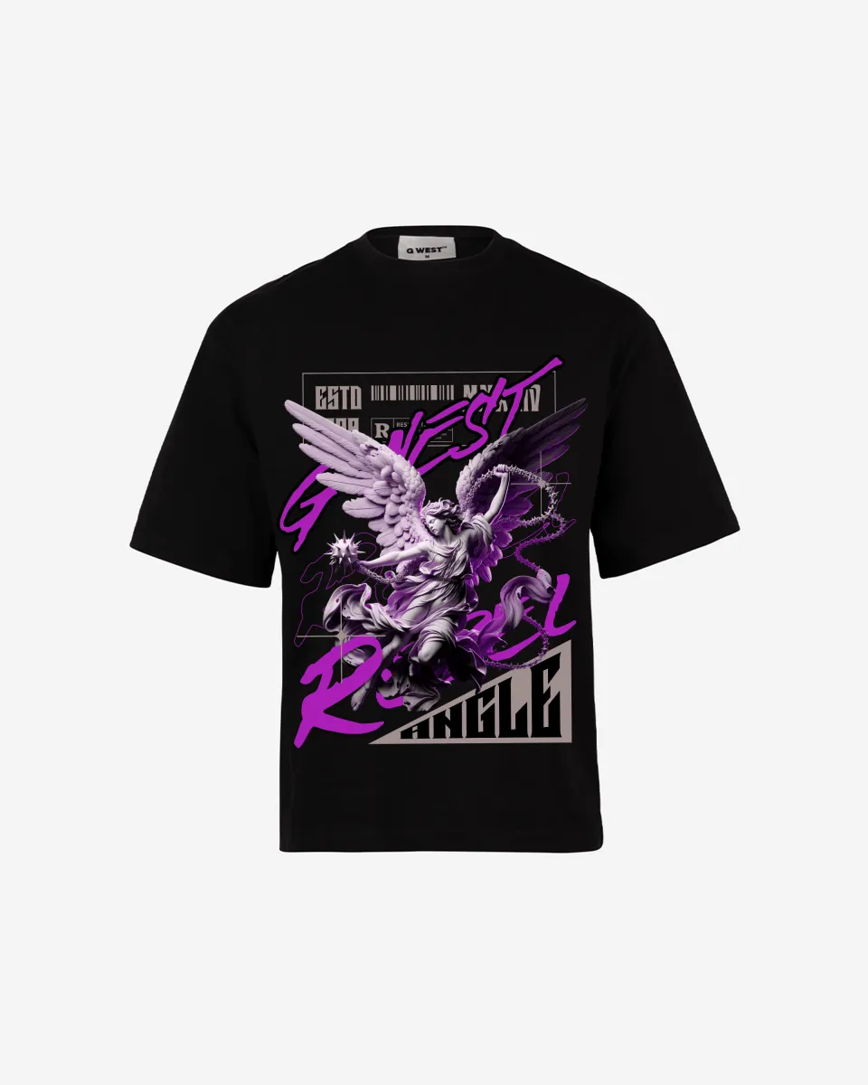 G-WEST ANGLE OVERSIZED TEE GWROJMT99