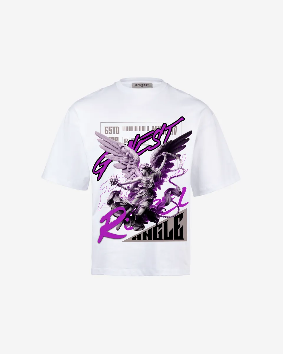 G-WEST ANGLE OVERSIZED TEE GWROJMT99