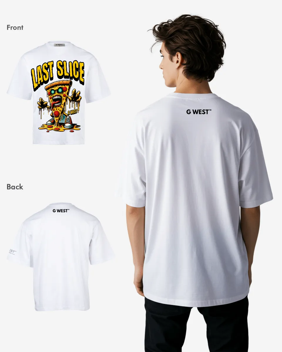 G-WEST LAST SLICE OVERSIZED TEE GWROJMT85