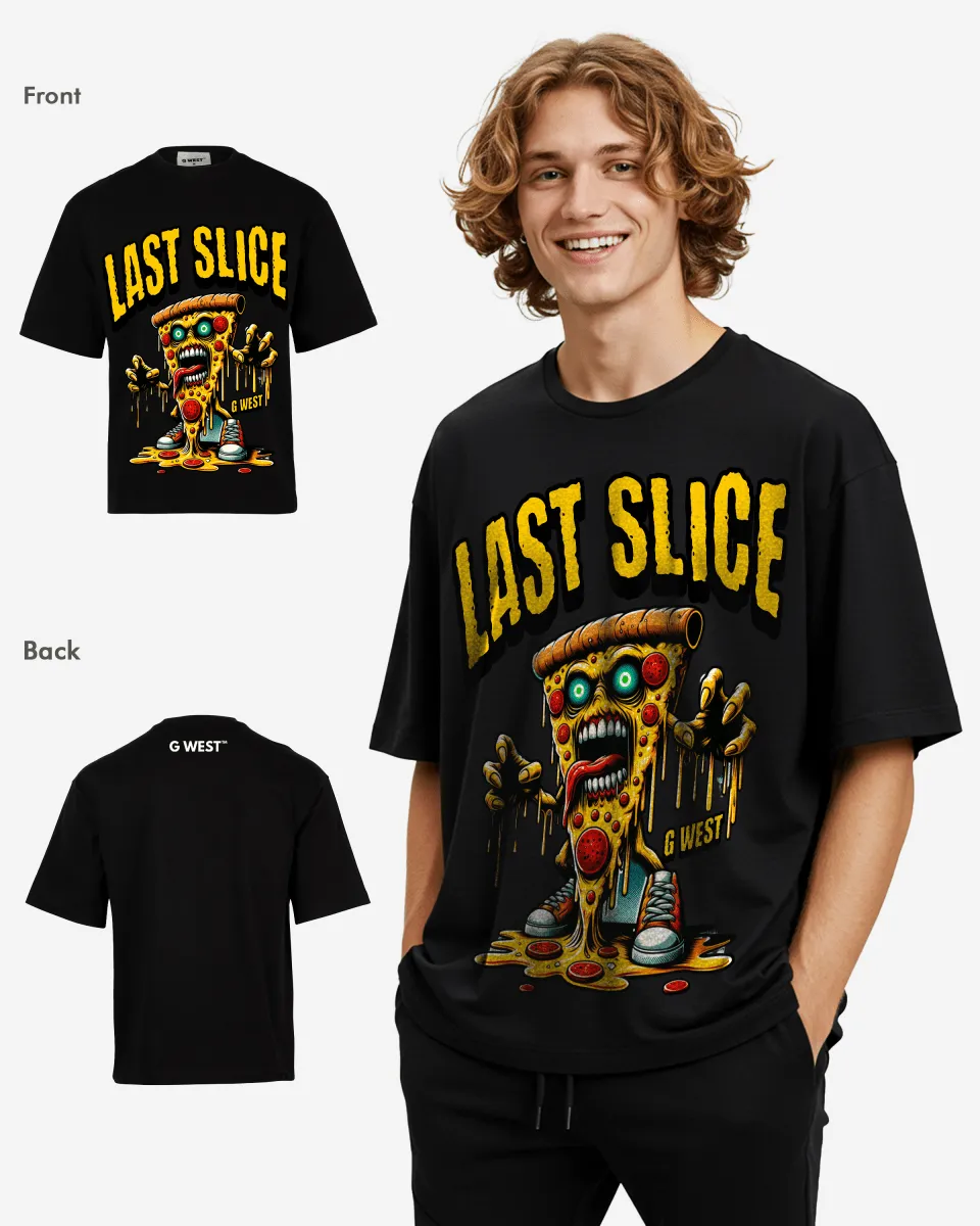G-WEST LAST SLICE OVERSIZED TEE GWROJMT85