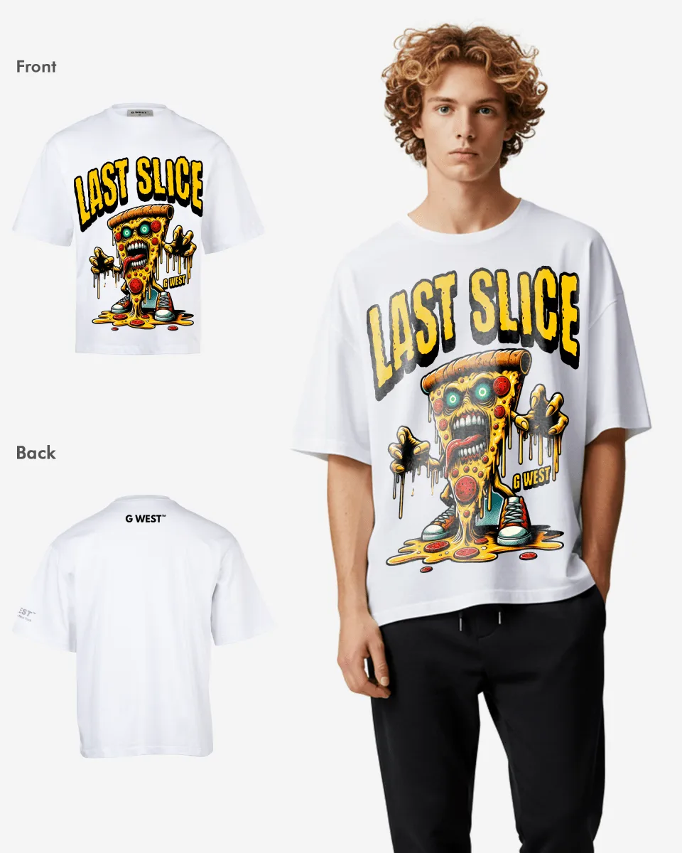 G-WEST LAST SLICE OVERSIZED TEE GWROJMT85