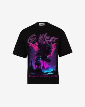 G-WEST SOUL'S KINGDOM OVERSIZED TEE GWROJMT185