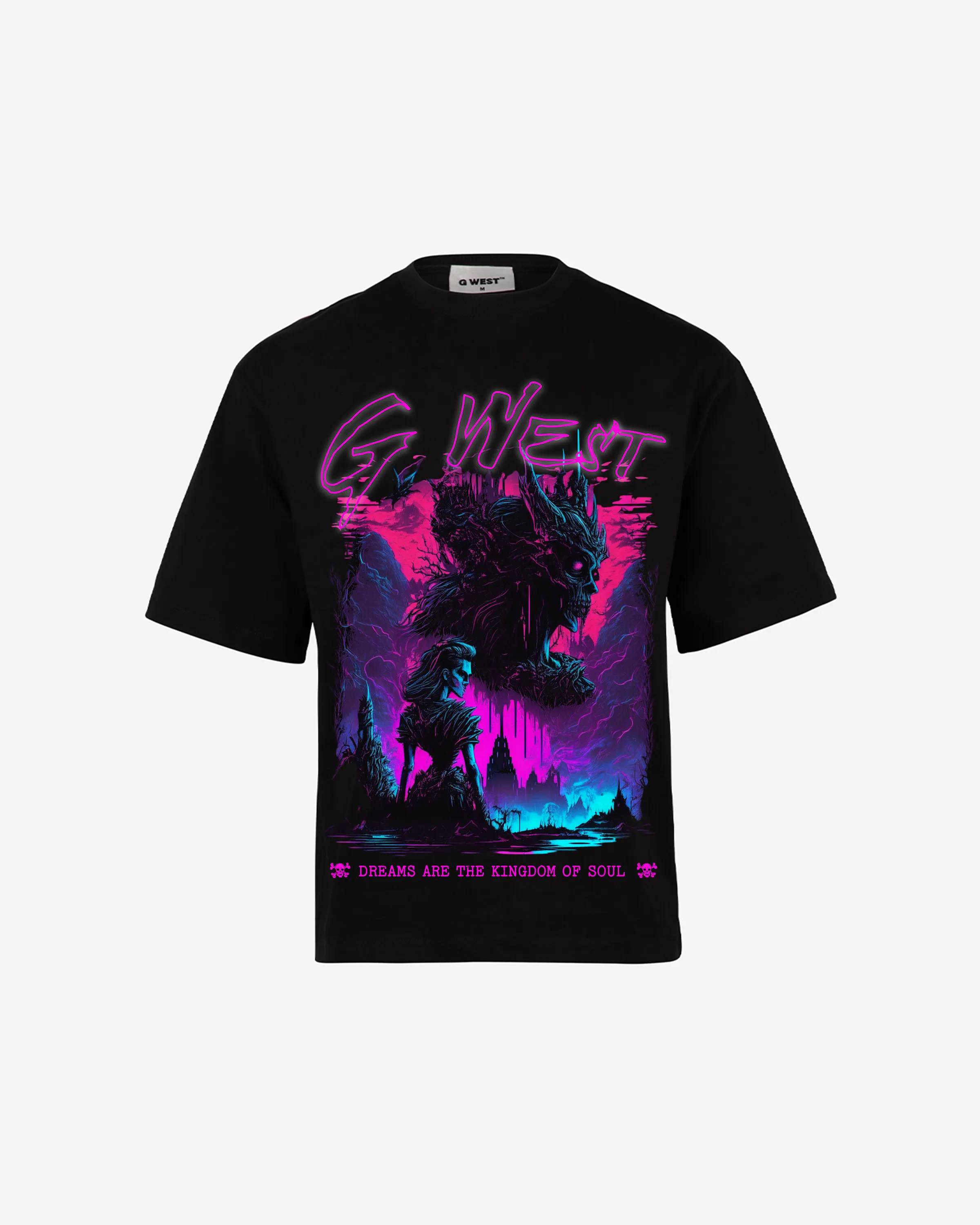G-WEST SOUL'S KINGDOM OVERSIZED TEE GWROJMT185