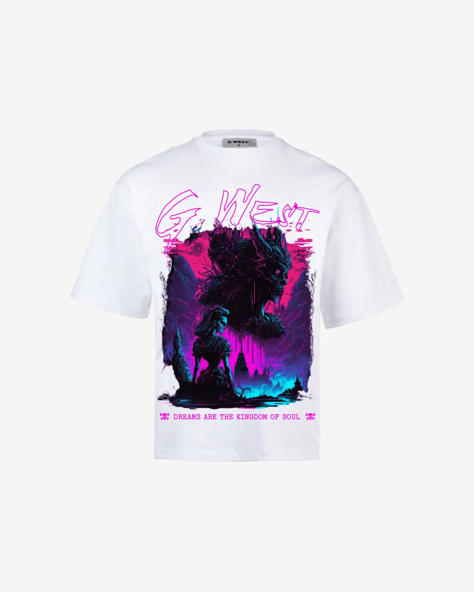 G-WEST SOUL'S KINGDOM OVERSIZED TEE GWROJMT185