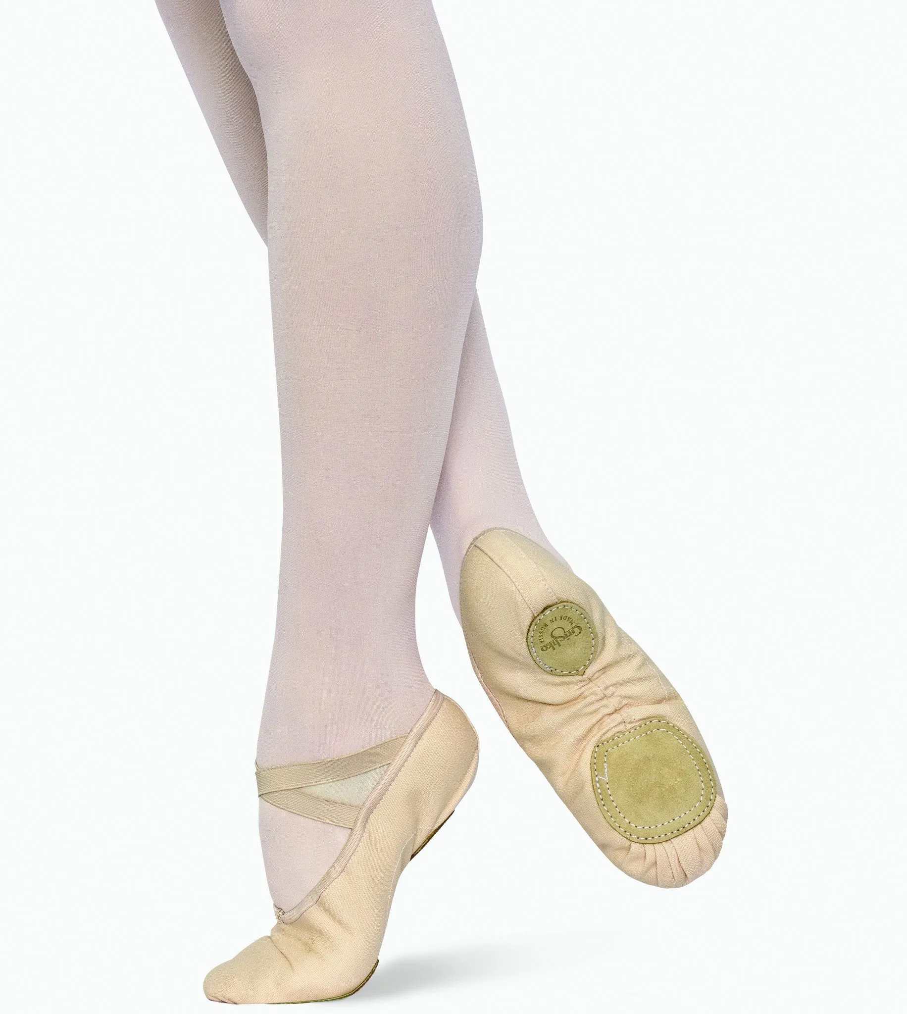 Grishko Ballet Slippers, Model 6 (Tempo) Canvas Split Sole- TSC
