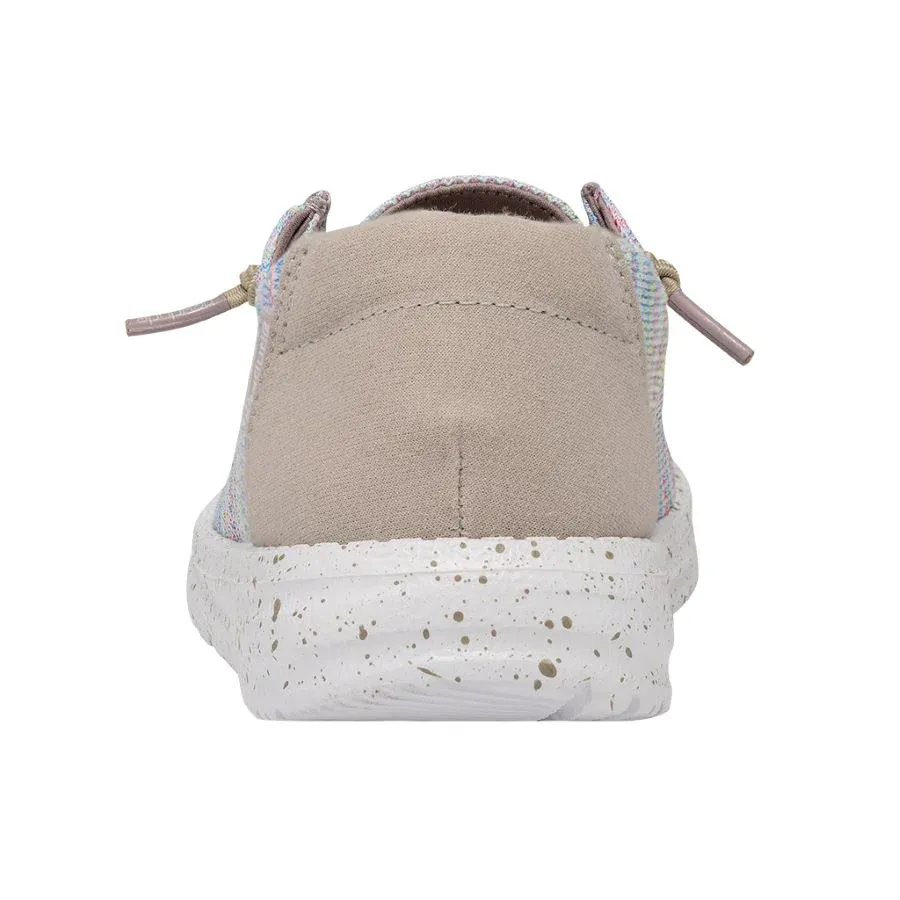 Hey Dude Ladies Wendy Sox Aurora White Slip On Shoes 121920214