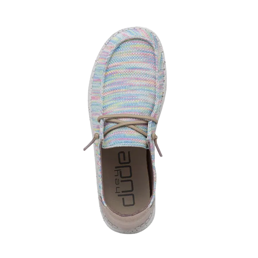 Hey Dude Ladies Wendy Sox Aurora White Slip On Shoes 121920214