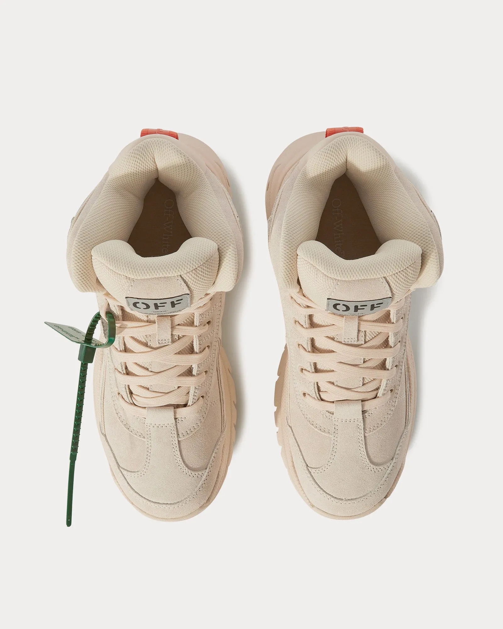 Hiker Beige High Top Sneakers