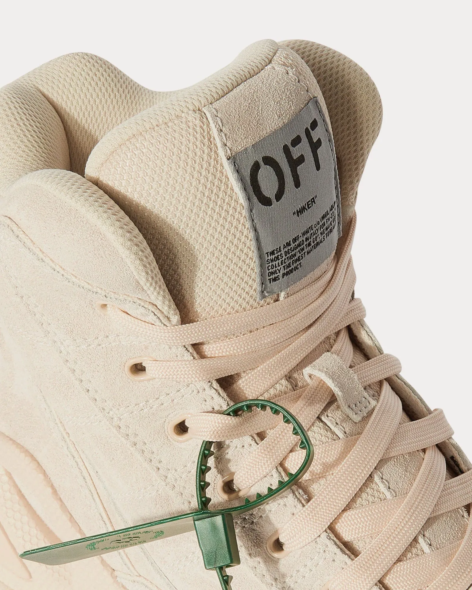 Hiker Beige High Top Sneakers
