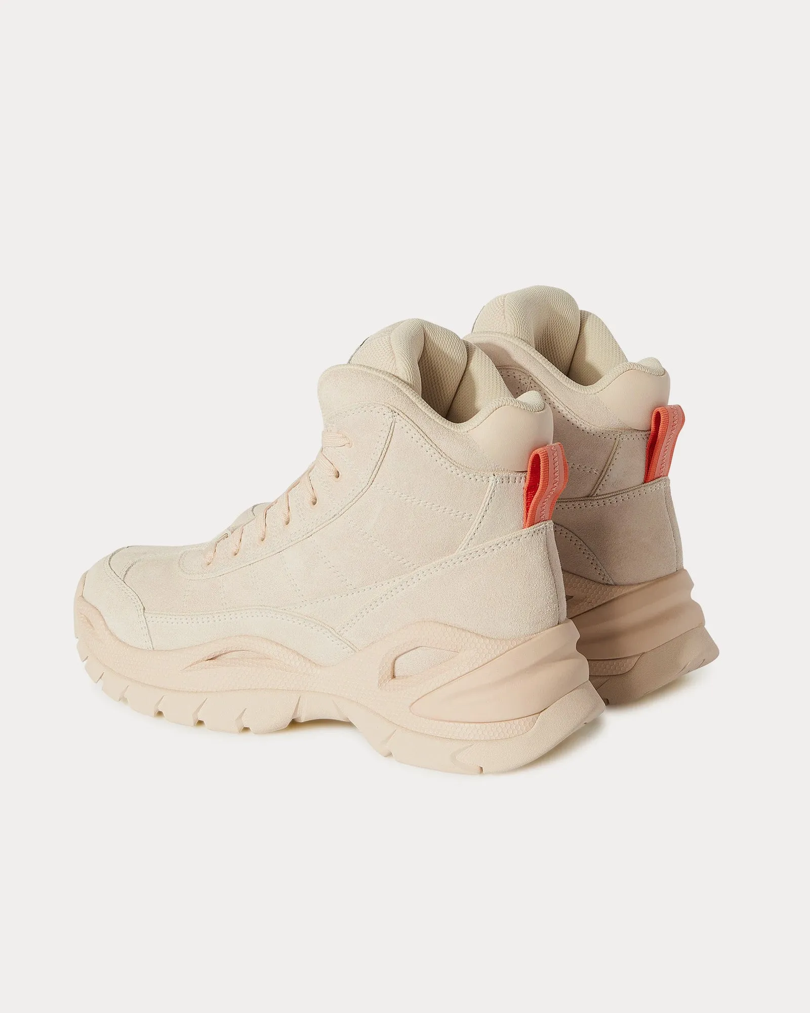 Hiker Beige High Top Sneakers