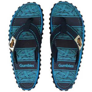 Islander Flip-Flops - Women's - Navy Waves