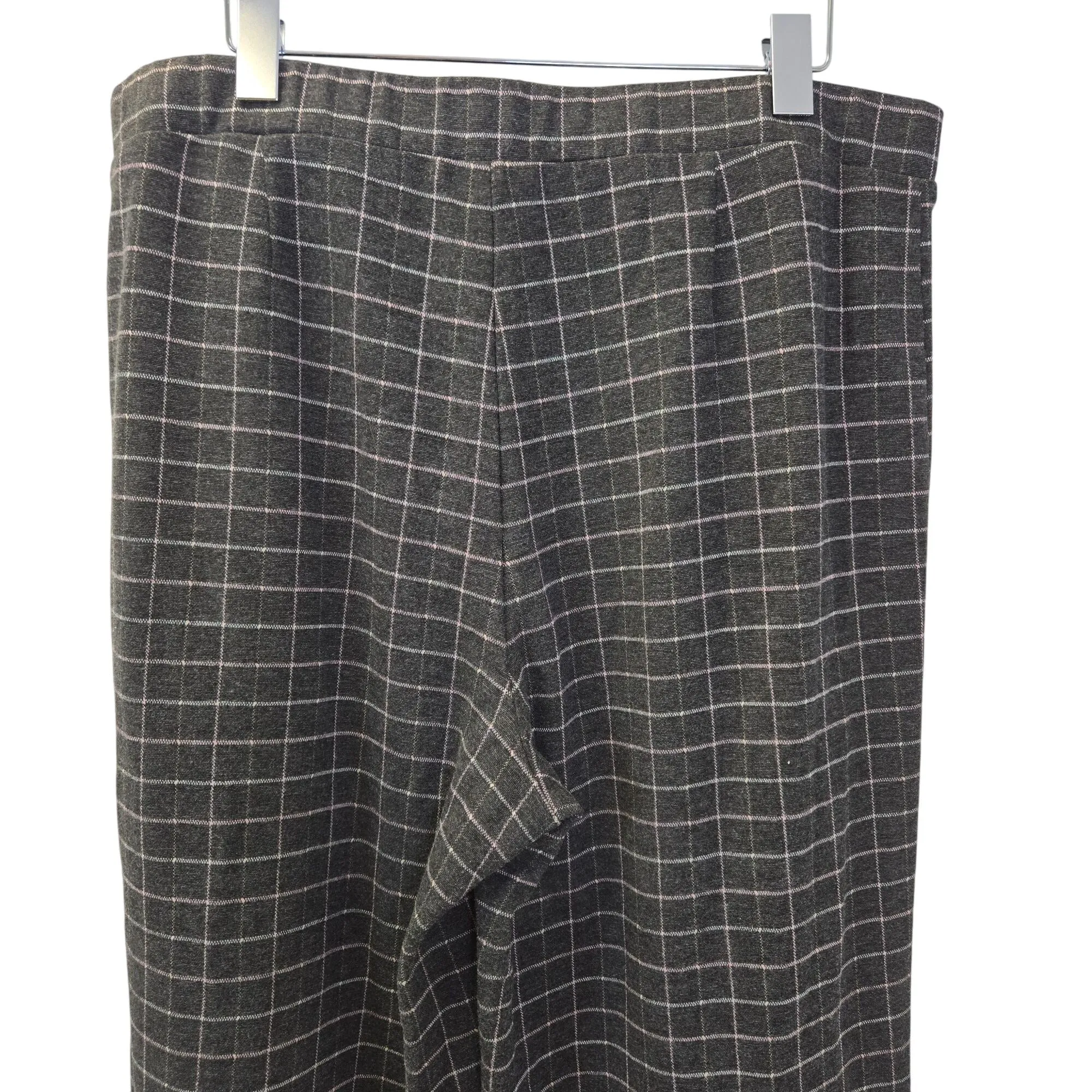 J. Jill Full Leg Cropped Ponte Wide Leg Pants Size Large