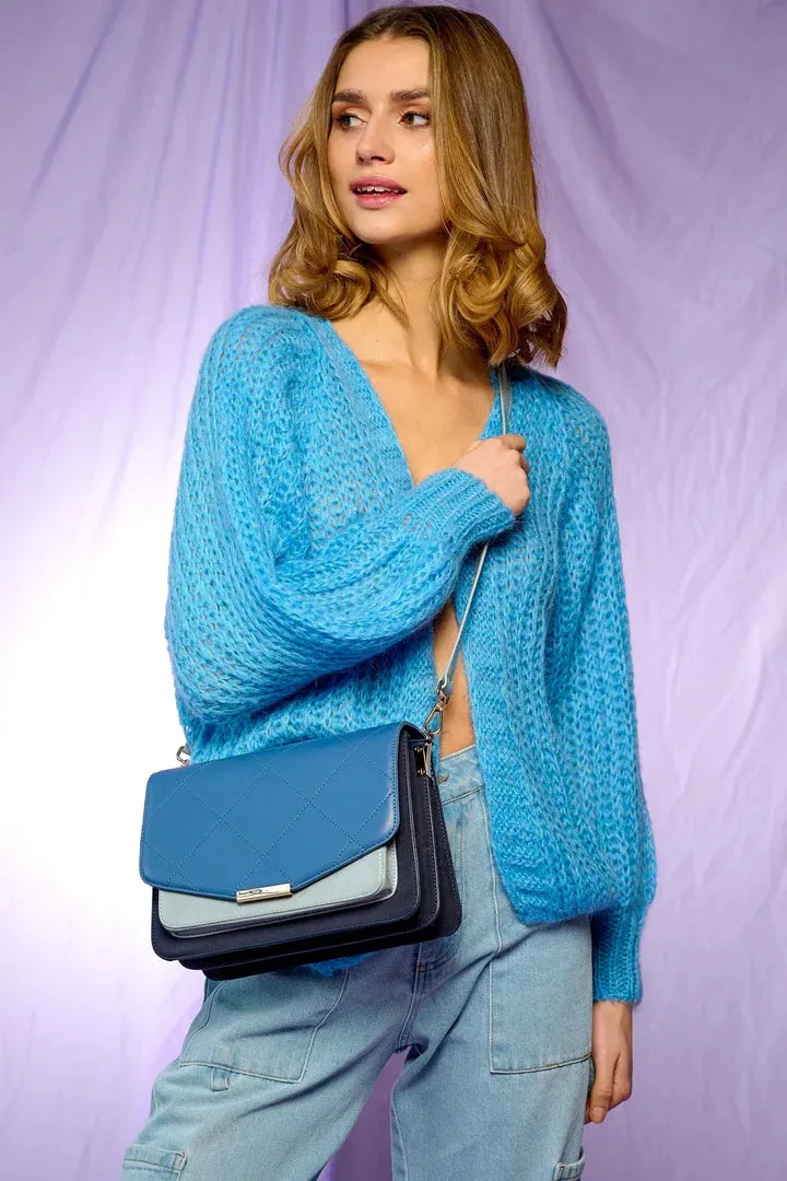Joseph Cardigan Solid - Pool Blue