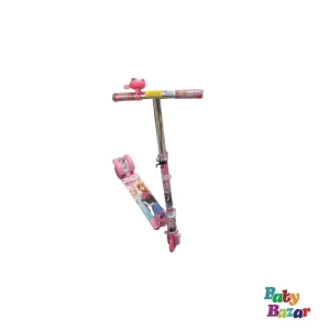 Kids Scooty - Pretend Play 3 Wheel Scooter With Adjustable Height And Foldable
