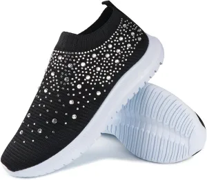 Ladmiple Womens Shoes Casual Tan Womens Running Shoes Non Slip Athletic Tennis Walking Workout Sneakers Casual Fashion Comfortable Slip On Gym Shoes 2023