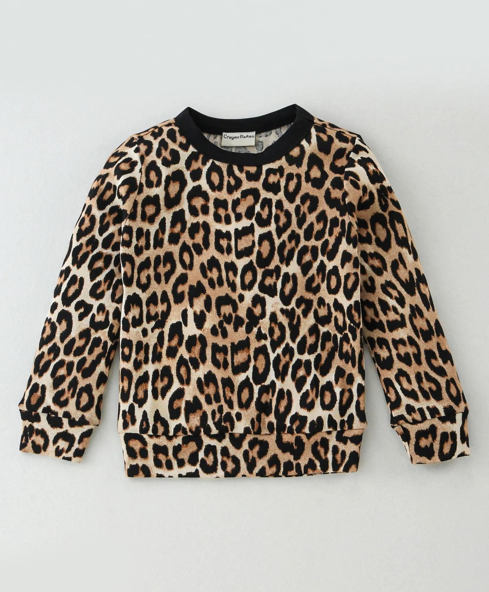 Leopard Print Top Leggings Set