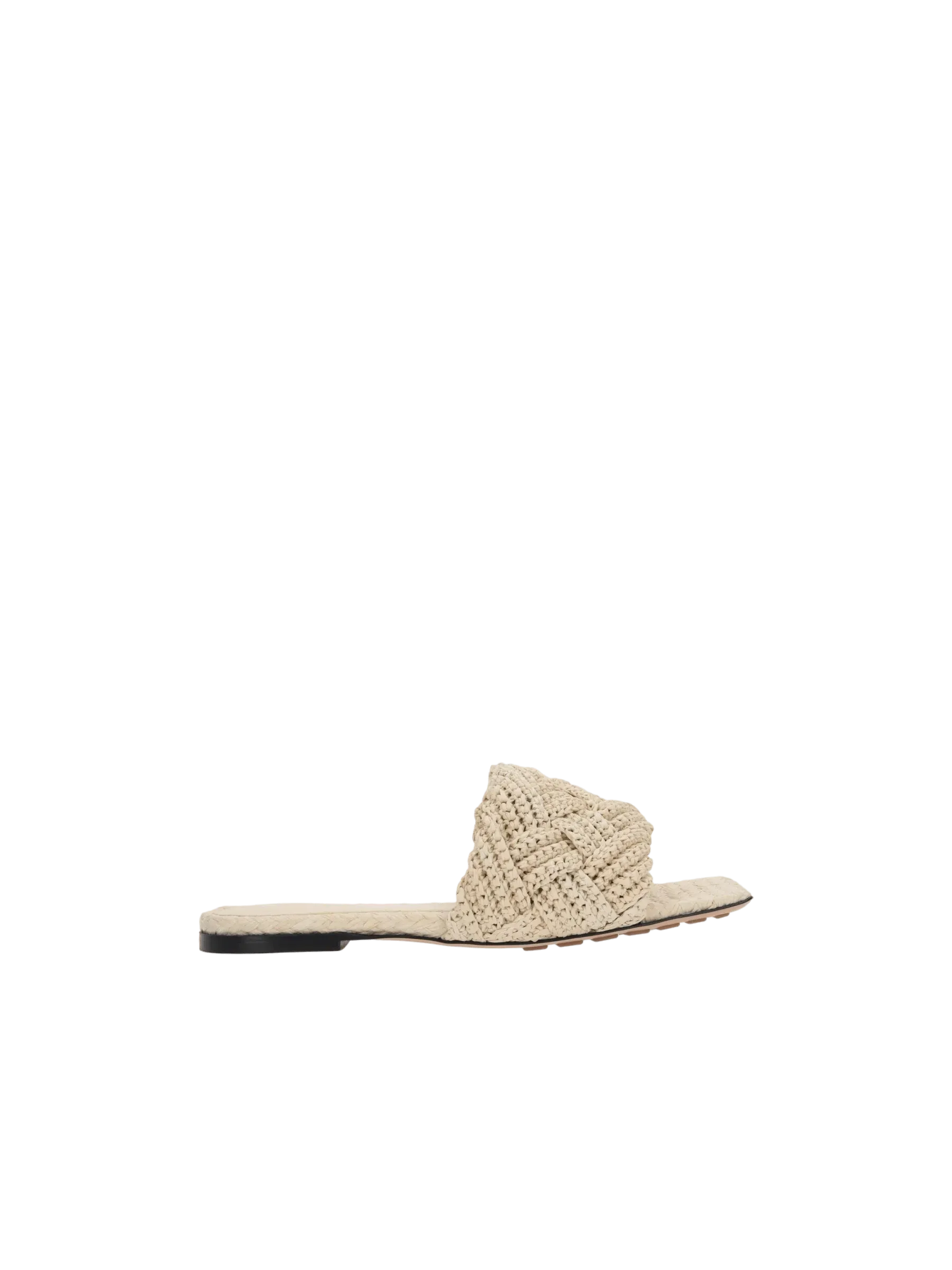 Lido Raffia Slide Sandals