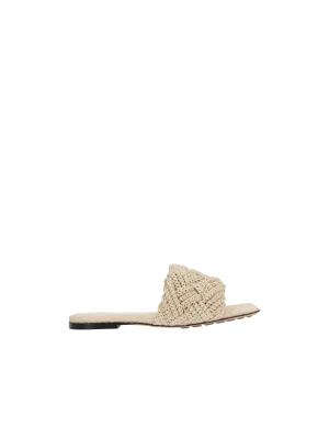 Lido Raffia Slide Sandals