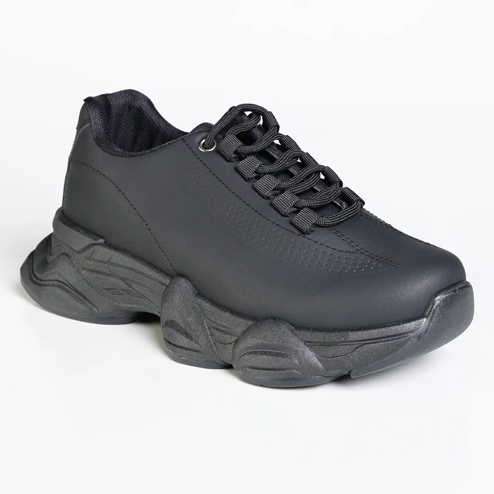 Madison Tubs Platform Fashion Sneaker - Black