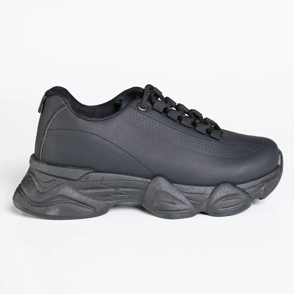 Madison Tubs Platform Fashion Sneaker - Black