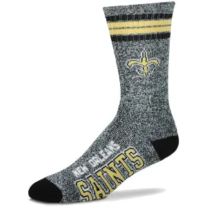 New Orleans Saints Socks Long Marbled Performance