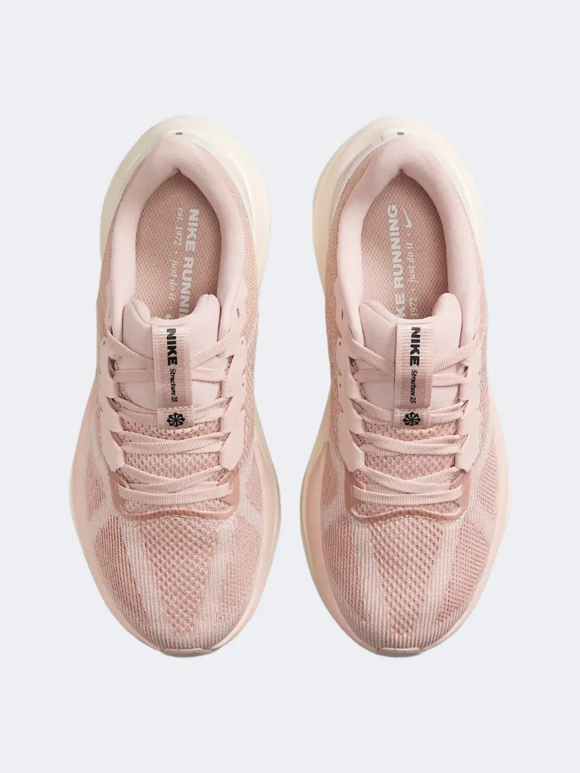 Nike Air Zoom Structure 25 Women Running Shoes Pink Oxford/Ivory