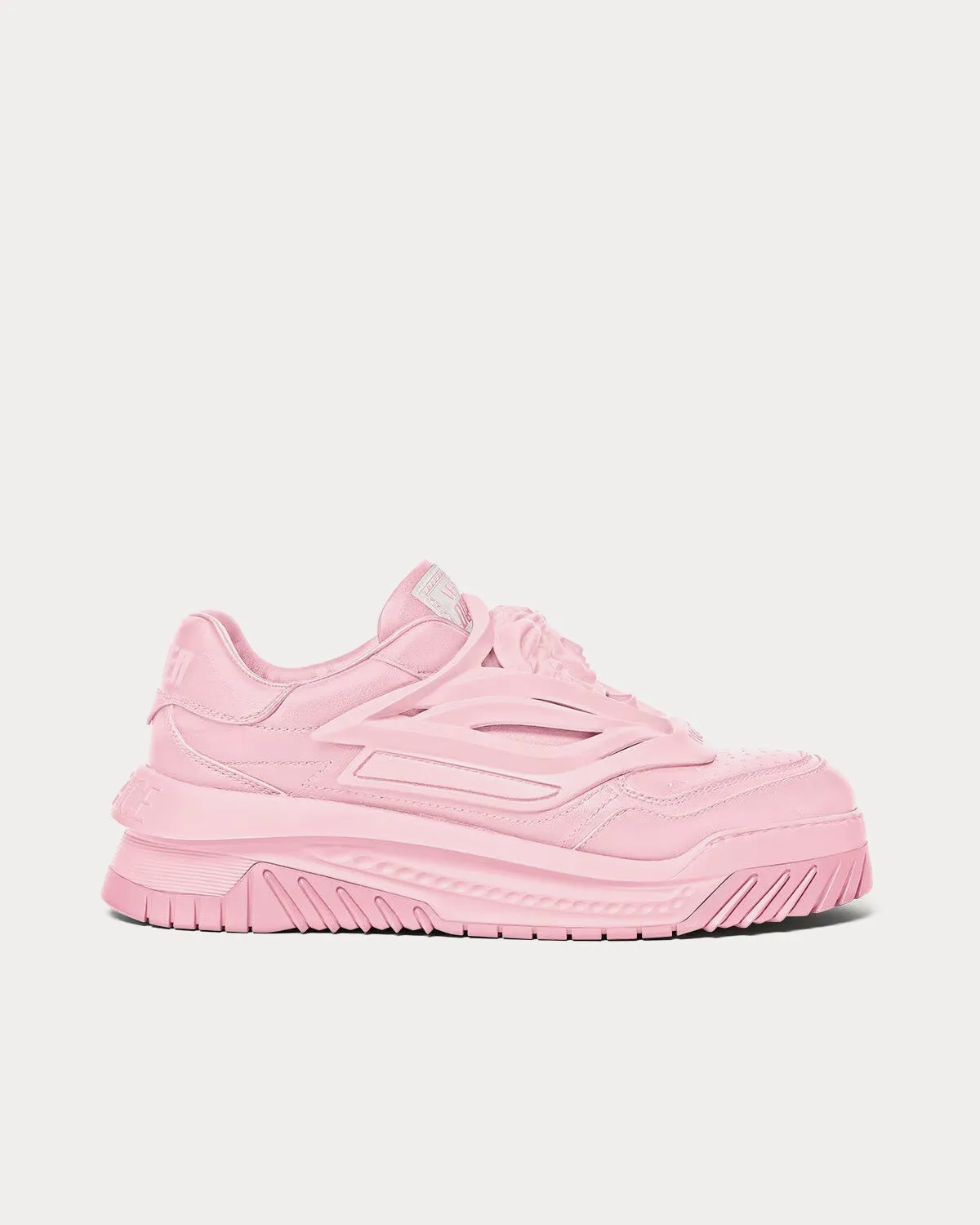 Odissea Leather Light Pink Low Top Sneakers