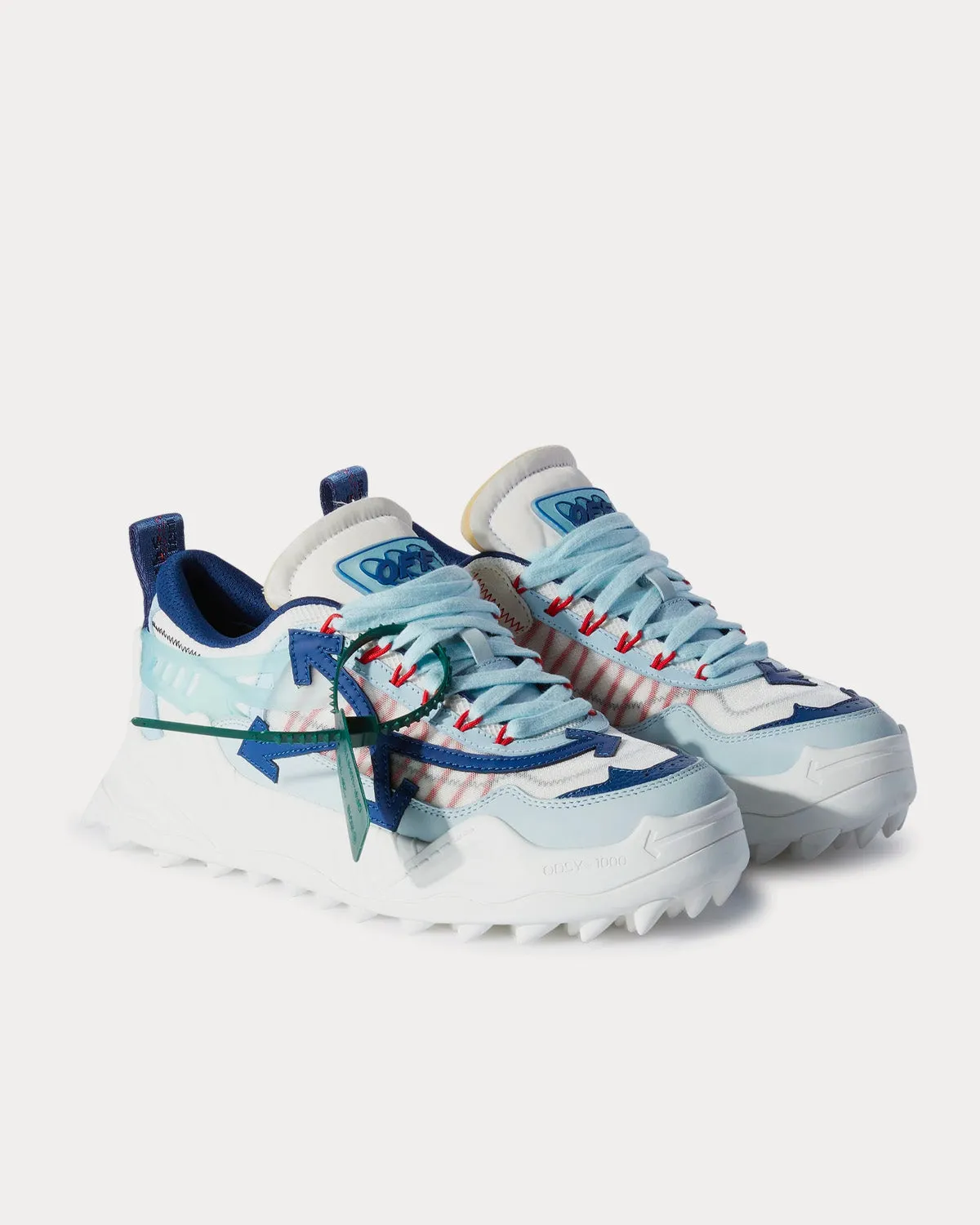 Odsy 1000 Light Blue / White / Navy Low Top Sneakers