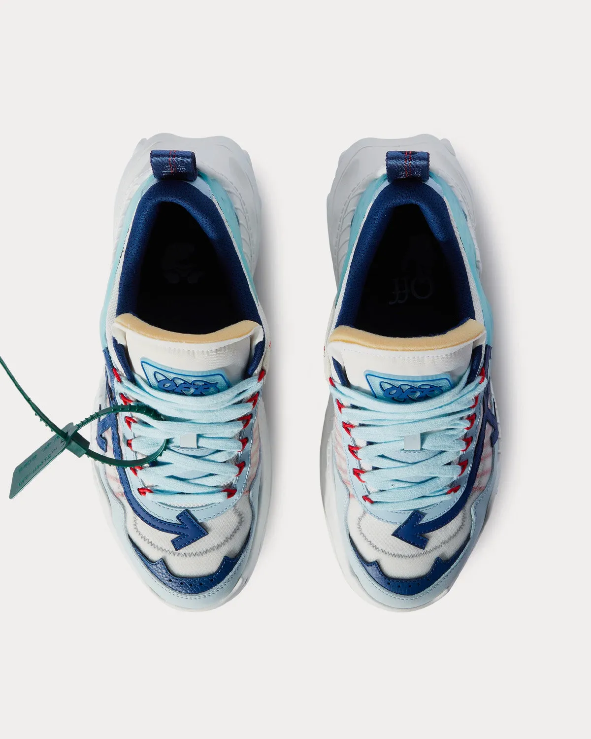 Odsy 1000 Light Blue / White / Navy Low Top Sneakers