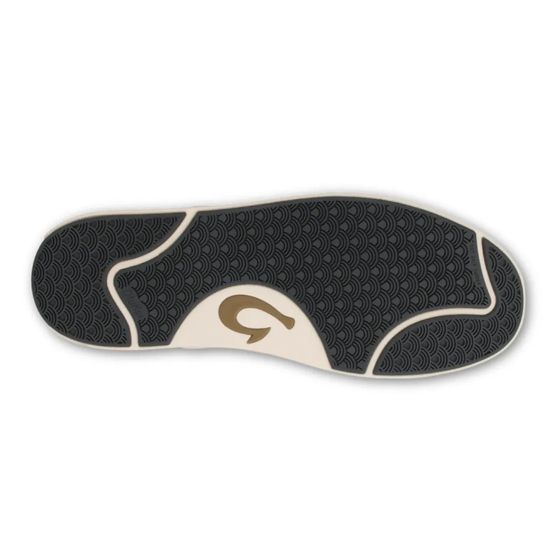 Olukai Lae'ahi Kapa Slip Ons - Tan/Dark Wood