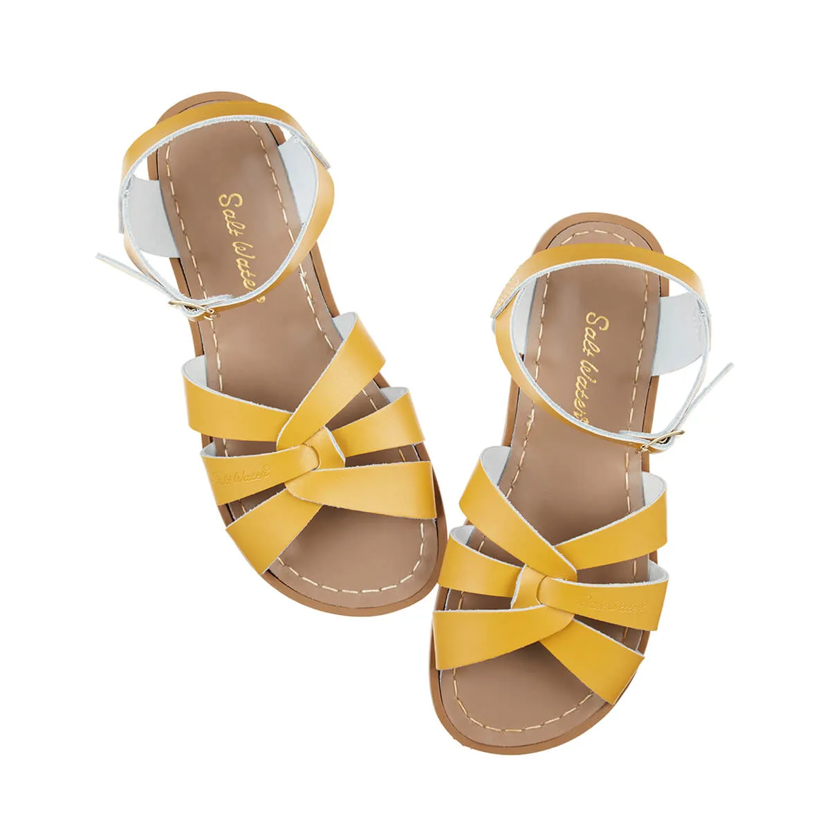 Original Sandals in Mustard by Salt-Water - Last Ones In Stock - SS 5-8 / EUR 22-25
