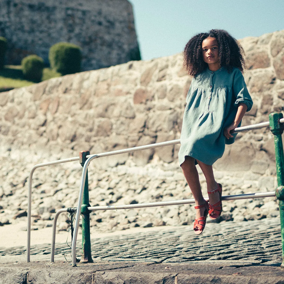 Original Sandals in Red by Salt-Water - Last One In Stock - SS 4 / EUR 20-21