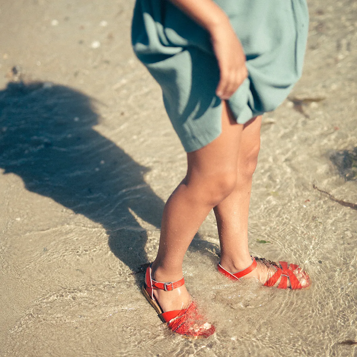 Original Sandals in Red by Salt-Water - Last One In Stock - SS 4 / EUR 20-21