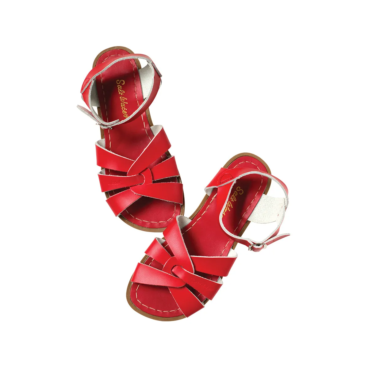 Original Sandals in Red by Salt-Water - Last One In Stock - SS 4 / EUR 20-21