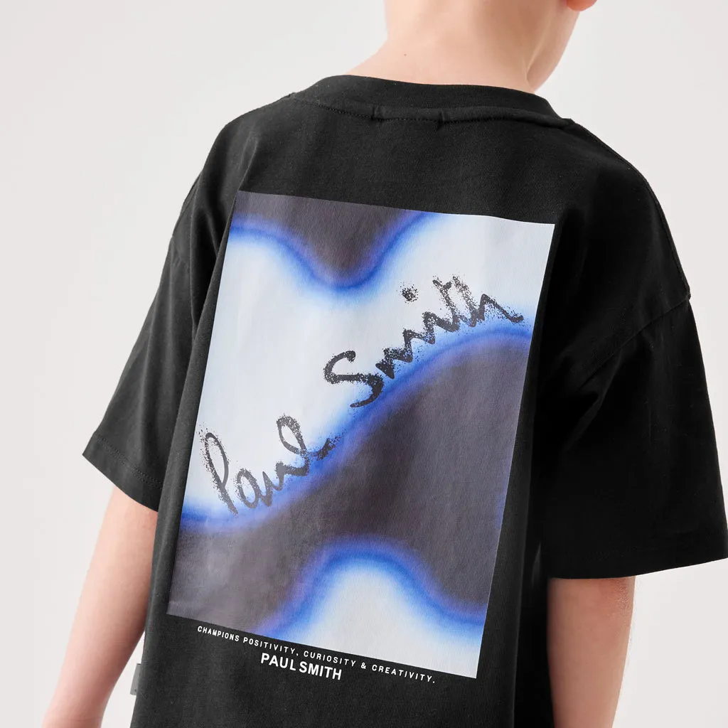 Paul Smith Junior Wavey Graphic Tee