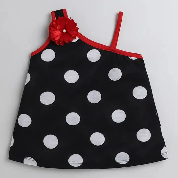 Polka Printed Single Strap Set