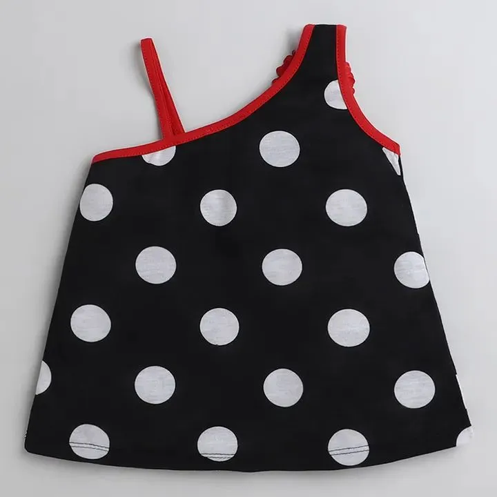 Polka Printed Single Strap Set