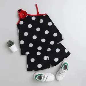 Polka Printed Single Strap Set