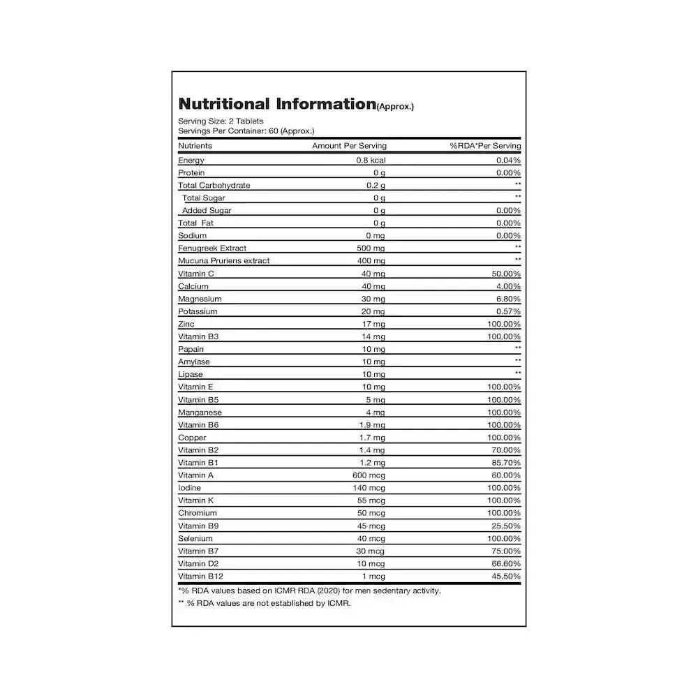 Prosupps VITA TEST Men's Multivitamin [120 Tablets]