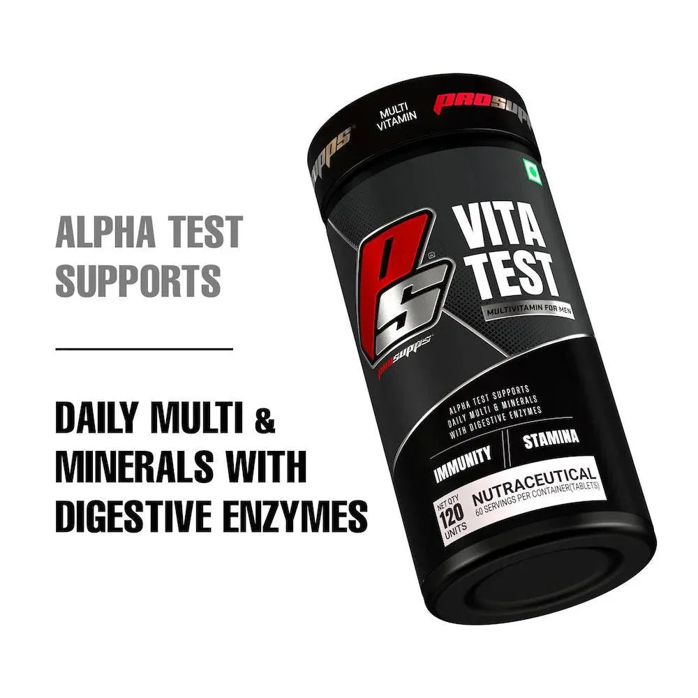 Prosupps VITA TEST Men's Multivitamin [120 Tablets]