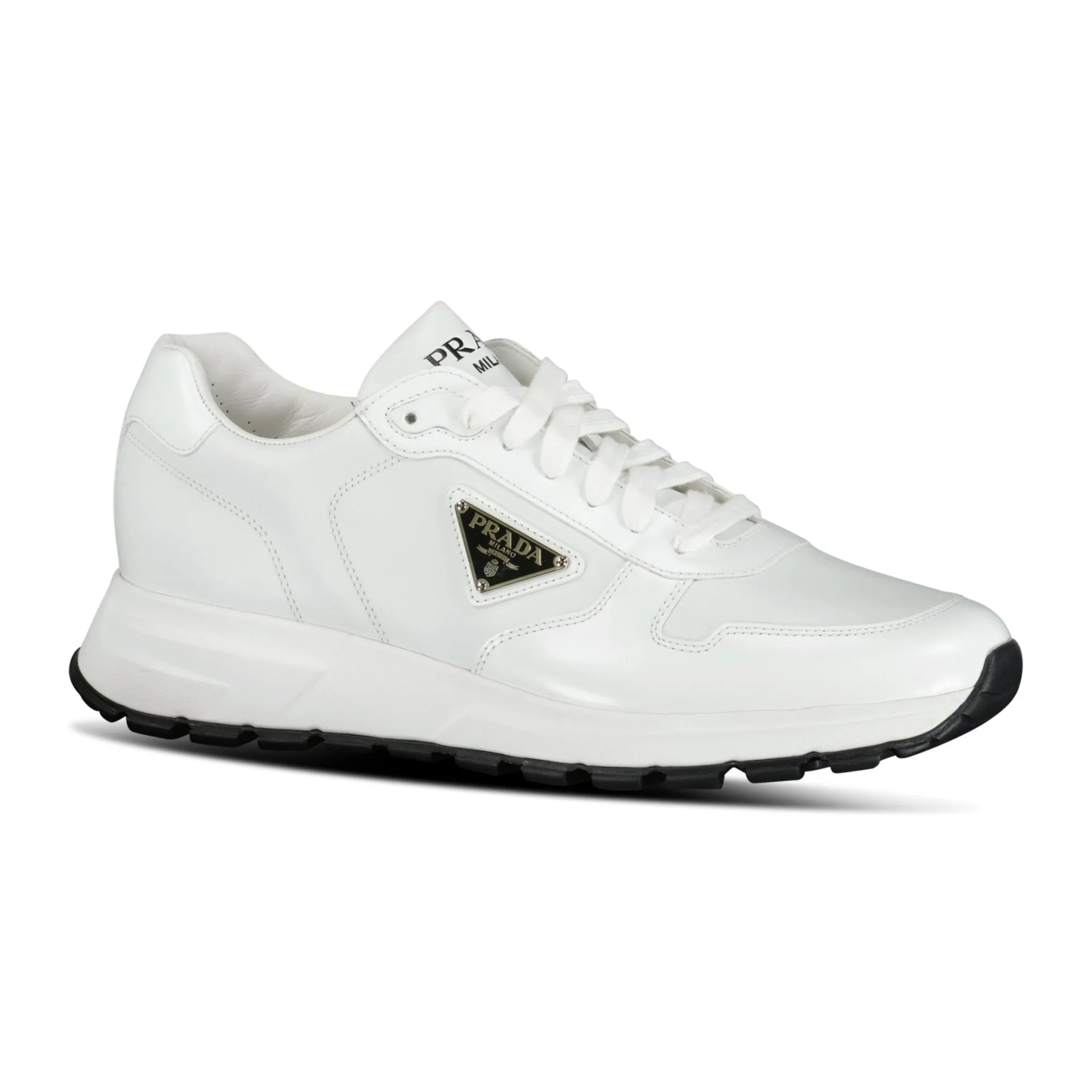 Re-Nylon Prax 01 Triangle Logo Trainers White