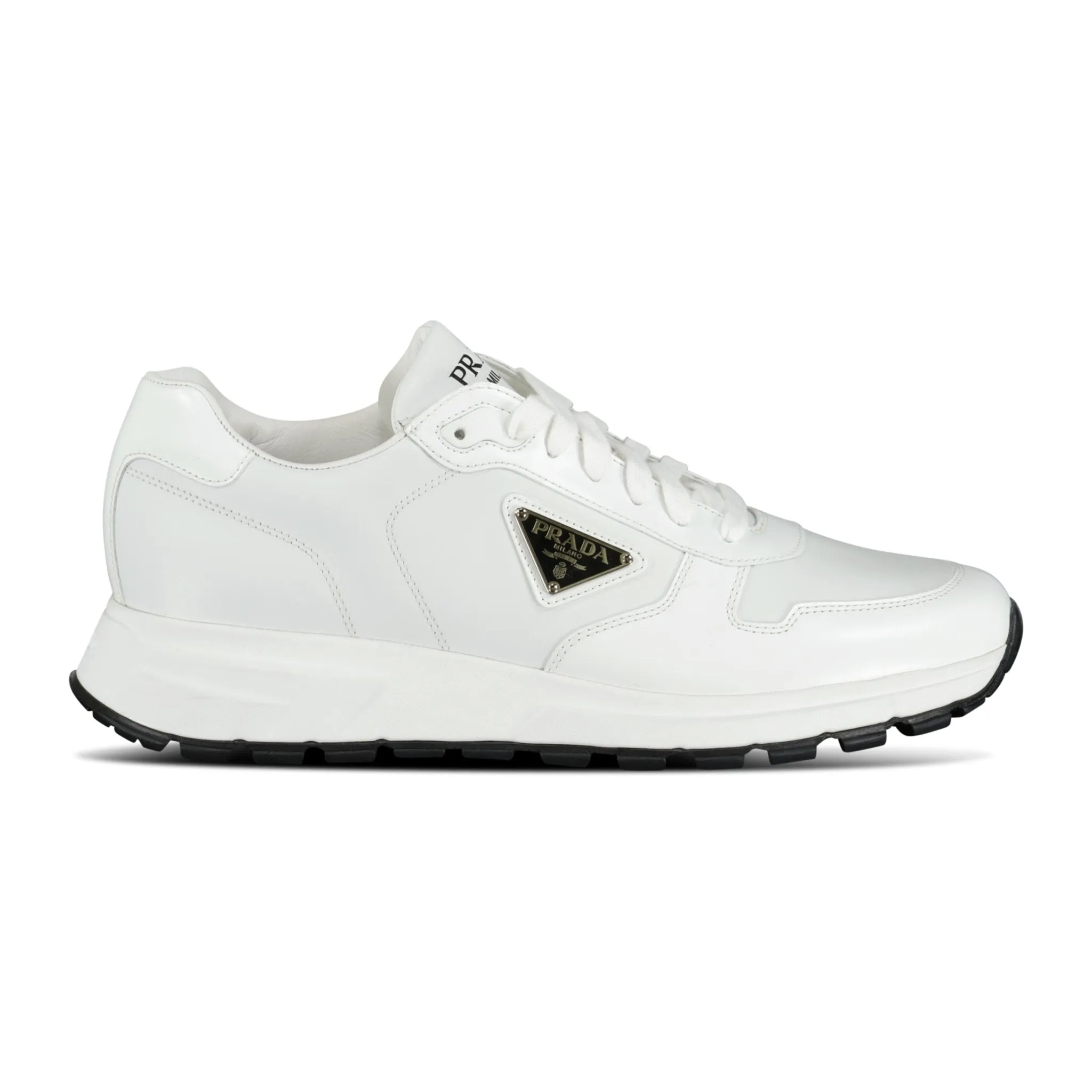 Re-Nylon Prax 01 Triangle Logo Trainers White
