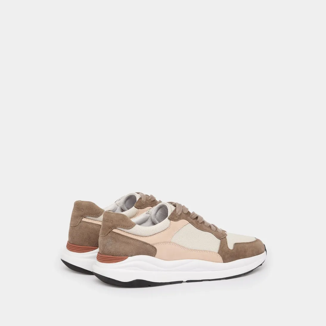 Remus Uomo Suede Albi Trainer Taupe 02212
